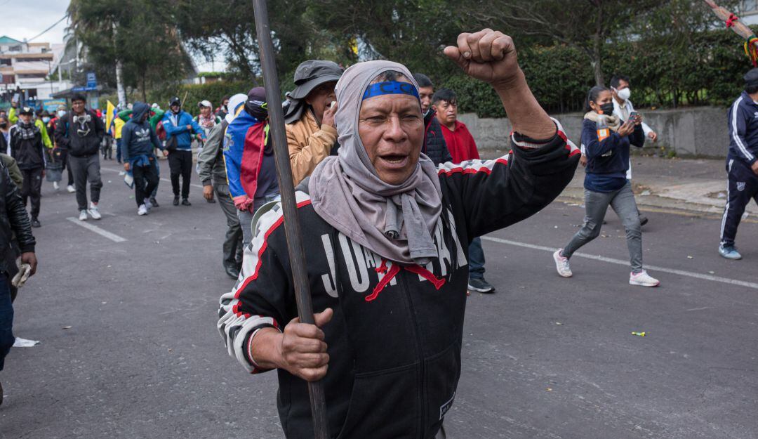 Protestas en el Ecuador