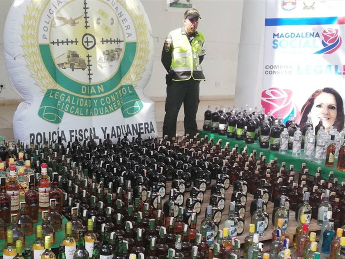 Policía incauta licor de contrabando que iba a ser comercializado en las Fiestas del Mar