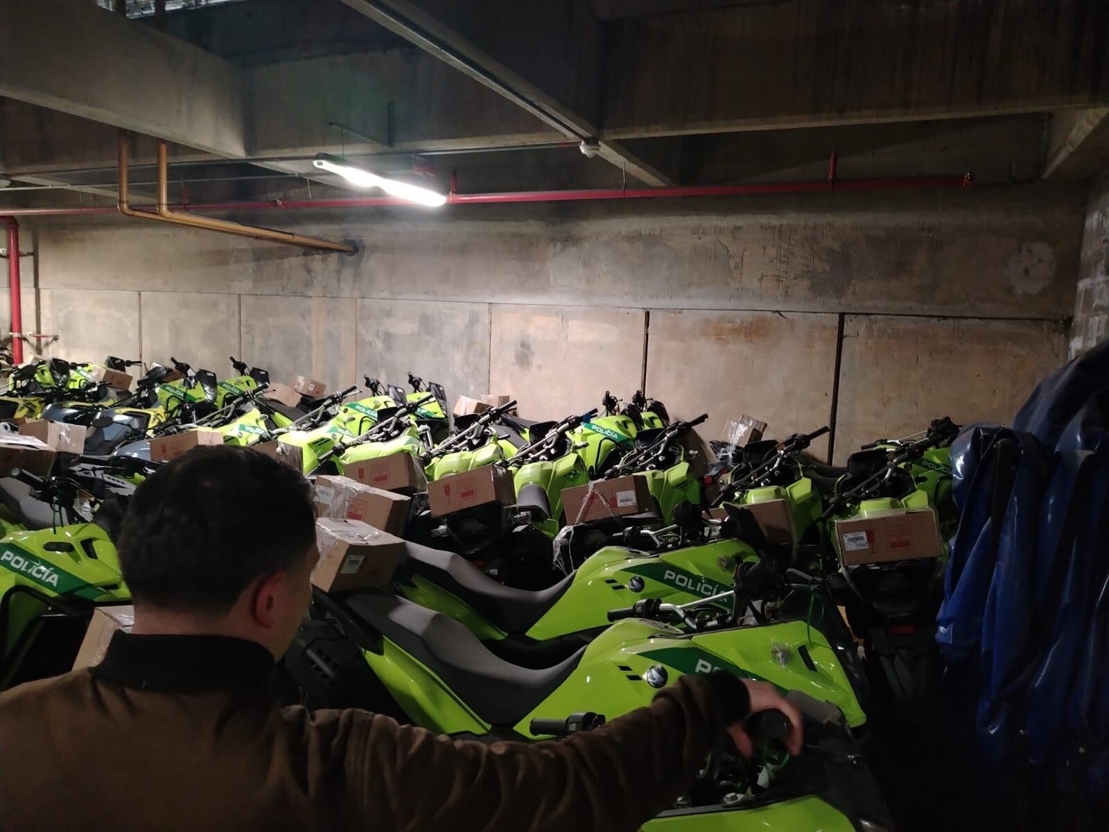 Secretaría de Seguridad de Bogotá responde a quejas por motocicletas de la Policía sin usar. Foto: suministrada.