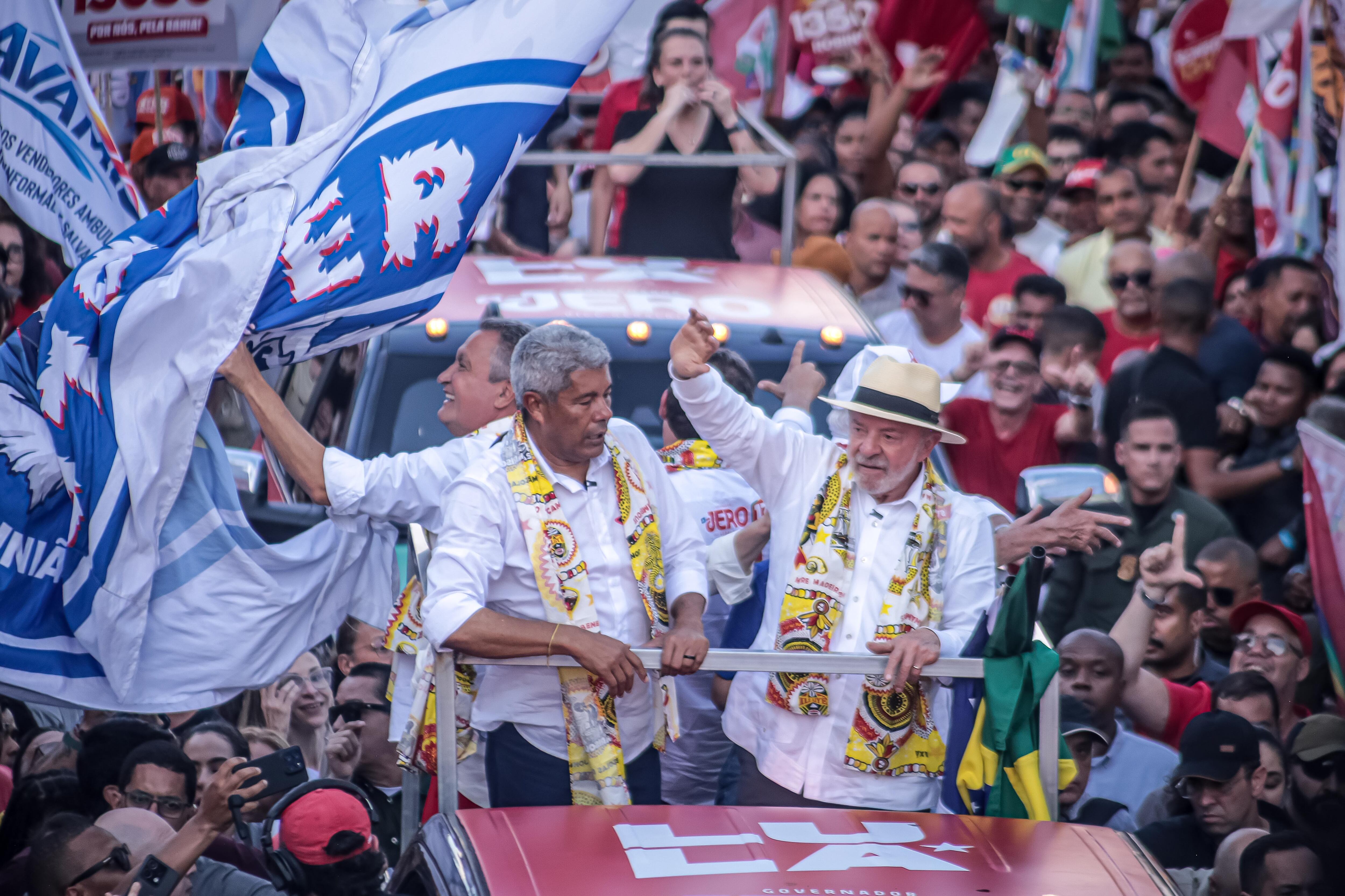 Lula da Silva en campaña por la presidencia de Brasil.
(Foto:   Joao Aurelio/NurPhoto via Getty Images)