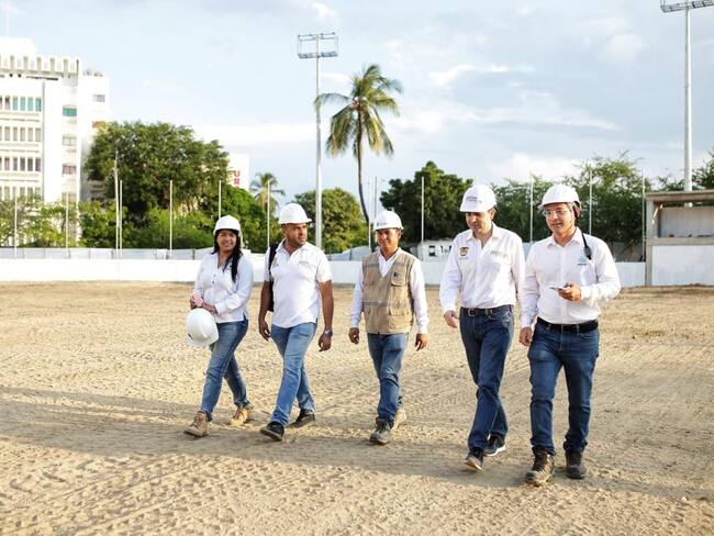 Reconstrucción del ‘Campito’ de Bocagrande avanza en un 70%