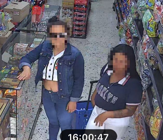 Mujeres señaladas de los robos- foto cortesía