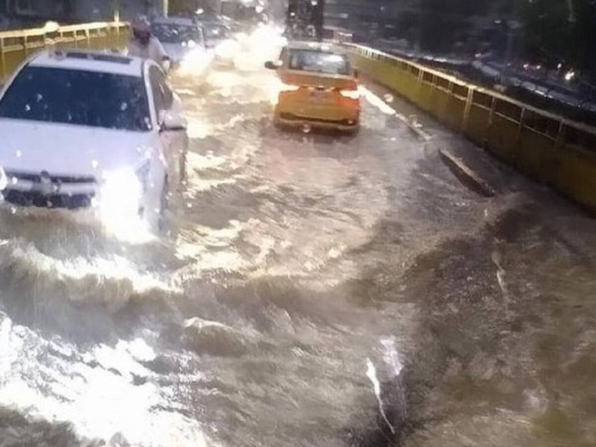 Múltiples emergencias en Santander tras fuerte aguacero