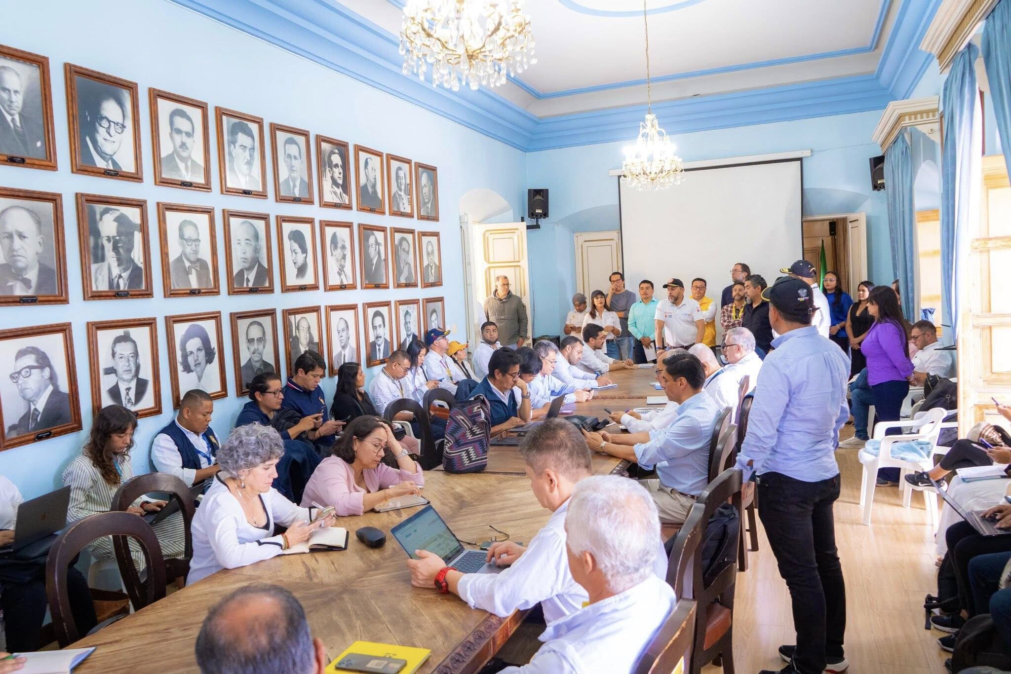 Diferentes autoridades locales, regionales, nacionales e internacionales participaron en la actividad. Crédito: Secretaría de Gobierno del Cauca.