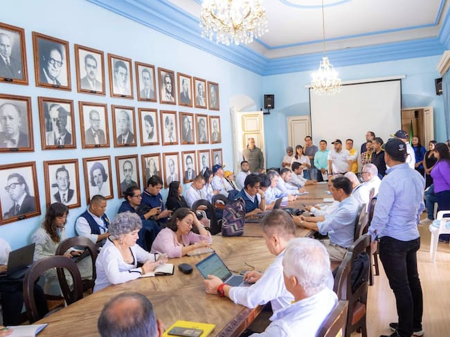 Diferentes autoridades locales, regionales, nacionales e internacionales participaron en la actividad. Crédito: Secretaría de Gobierno del Cauca.