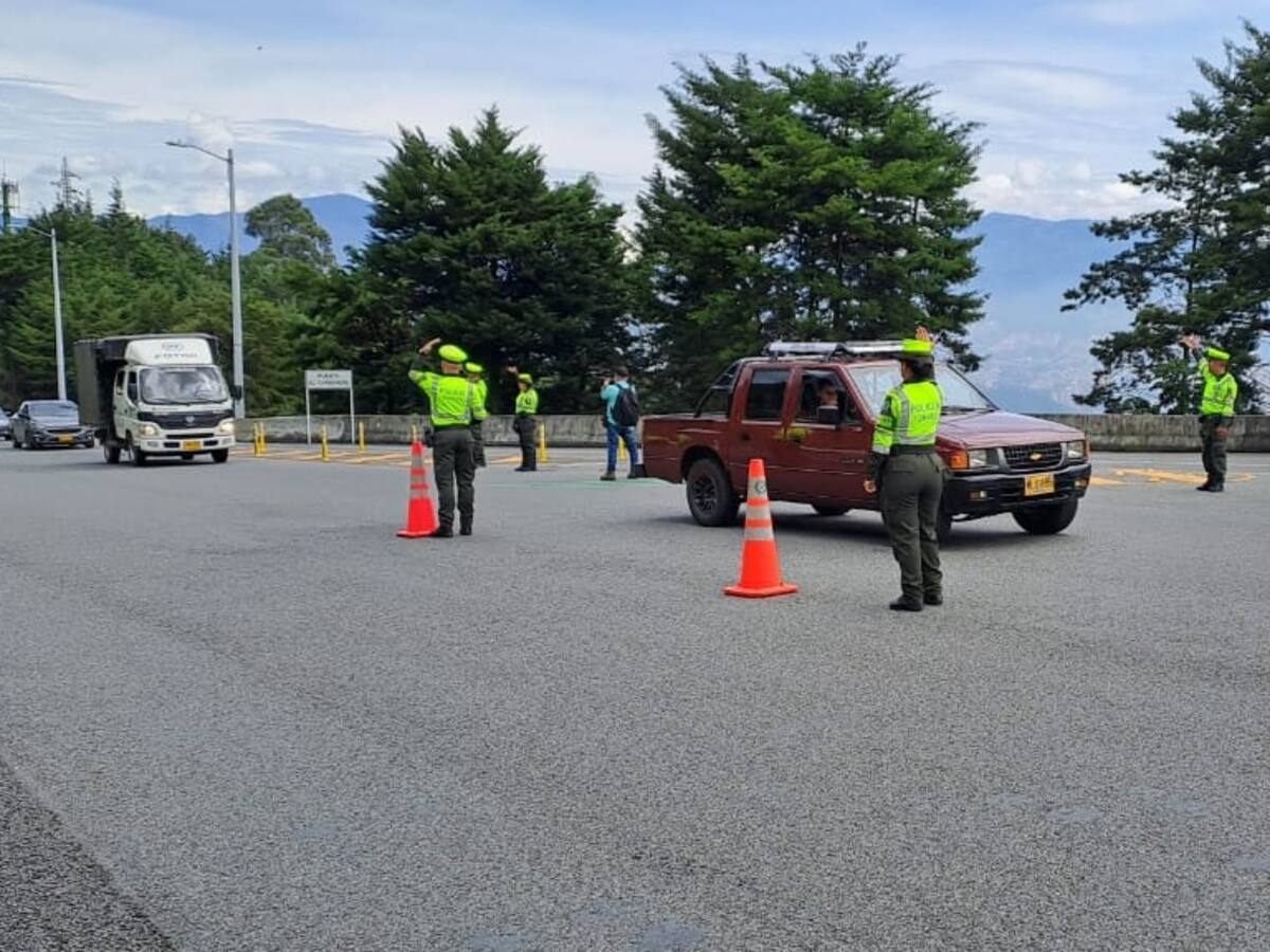 Por la alta accidentalidad en vías de Antioquia, extreman la seguridad vial en puente de Reyes