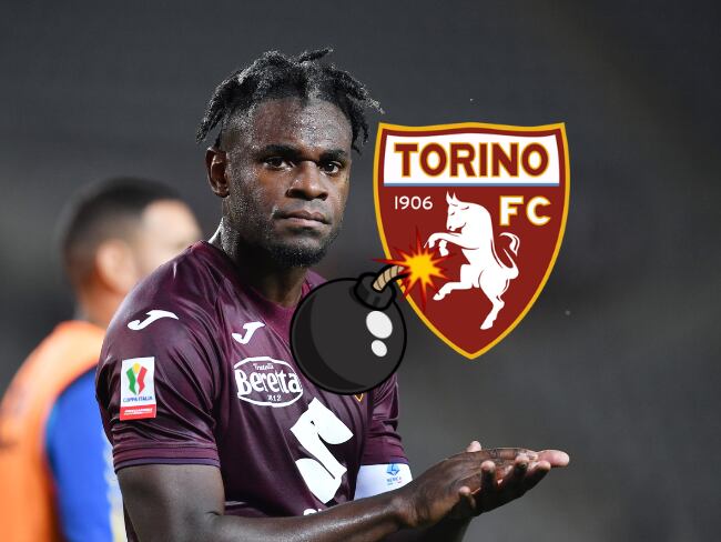 Duván Zapata, delantero colombiano del Torino / Getty Images