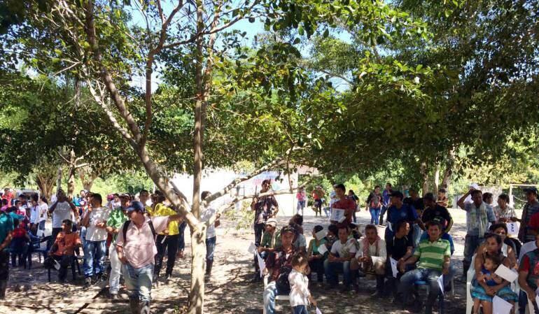 Los habitantes se cansaron de ser excluidos del proceso que permitirá la llegada de los integrantes de las Farc a su población. 