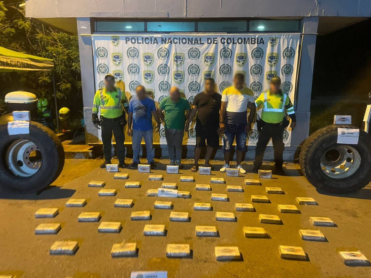 63 kilos de cocaína que dejaría ganancia de 5 mil millones fue confiscada en el Magdalena