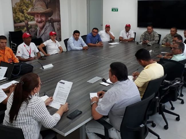 Realizan primer comité de gestión de riesgo en Magangué, Bolívar