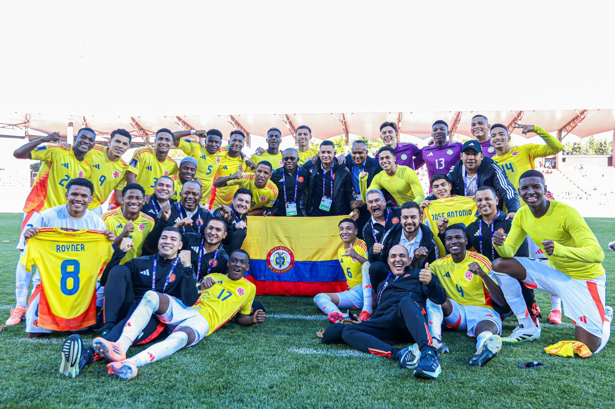 Selección Colombia Sub-20 en Mundial de la categoría Chile 2025 / Federación Colombiana de Fútbol