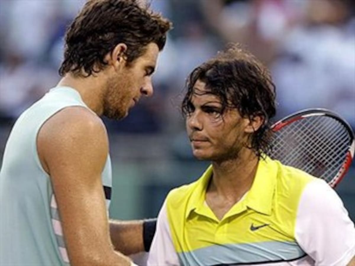 Argentino Del Potro derrota al español Nadal en partido de exibición en Nueva York