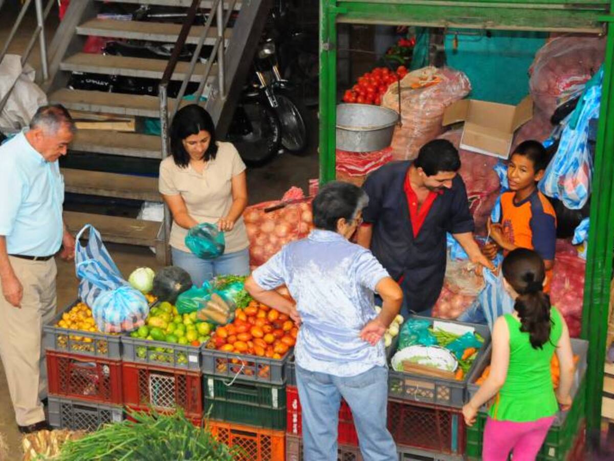 Escasez de alimentos del interior del país en mercado de Barranquilla