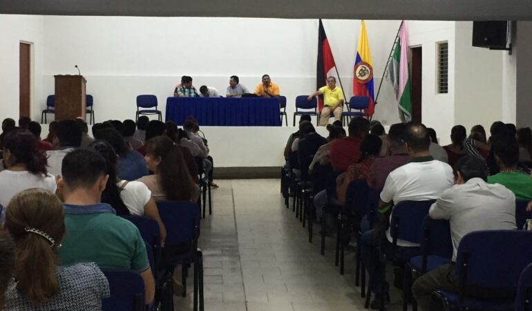 Docentes del Catatumbo en Asamblea en la sede del sindicato de docentes Asinort en Cúcuta