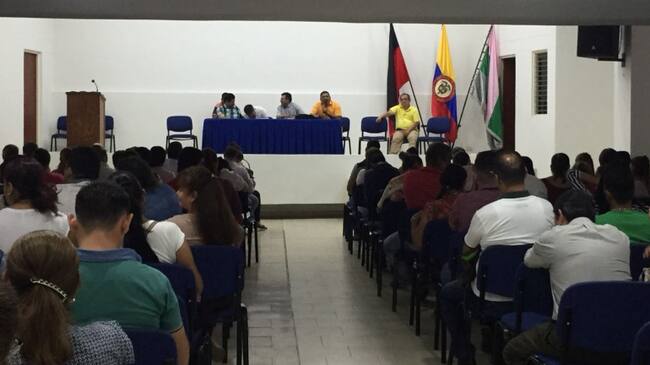 Docentes del Catatumbo en Asamblea en la sede del sindicato de docentes Asinort en Cúcuta