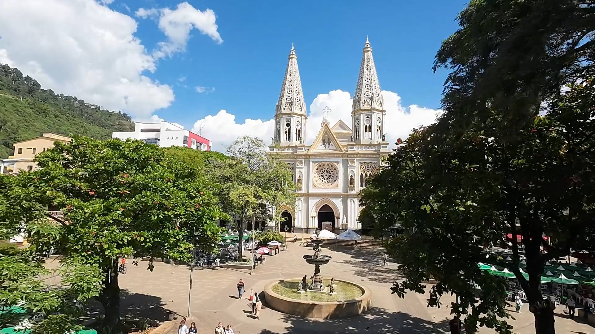 Parque Principal Simón Bolívar de Andes. Foto: Empresa de Desarrollo Urbano de Andes.