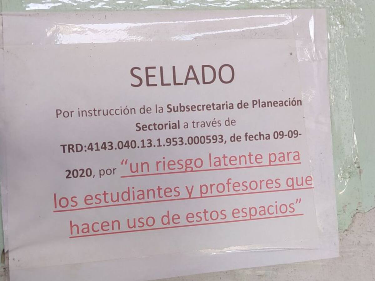 Inconvenientes en algunos colegios al inicio de clases presenciales