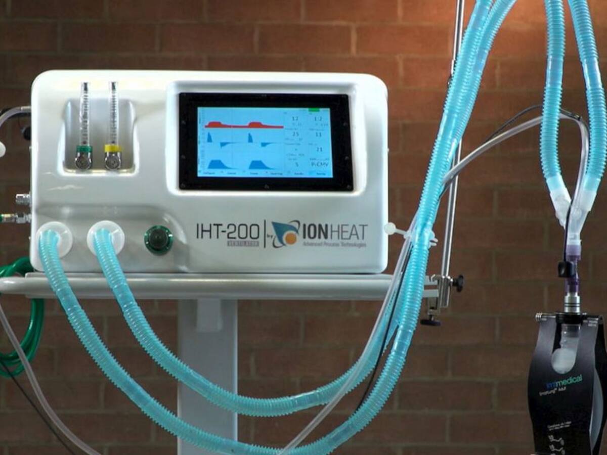Respiradores fabricados en Antioquia se ensayarán en pacientes con COVID-19