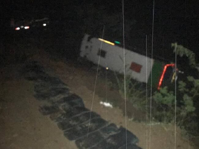 Lluvias ocasionan accidente de tránsito en carreteras del sur del Tolima