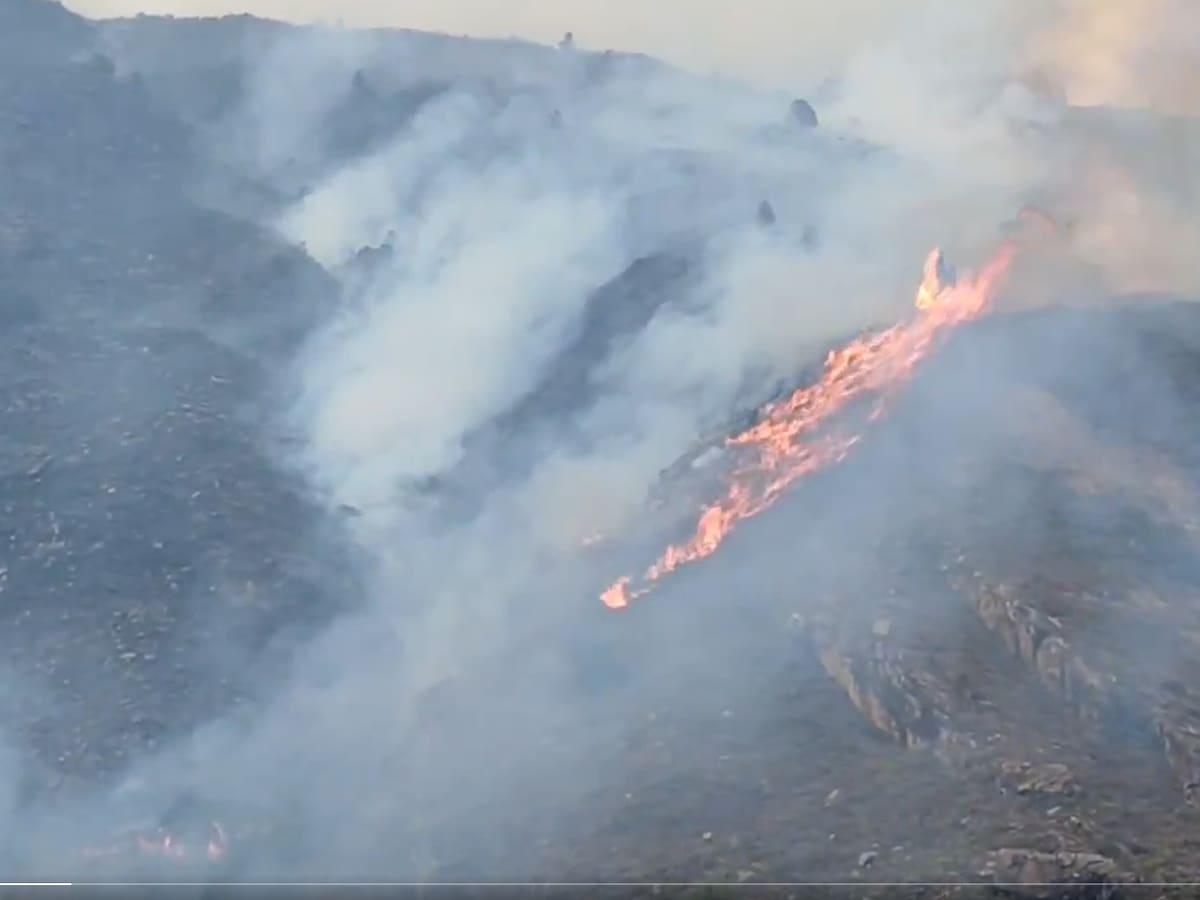 Con 6 helicópteros se atenderá hoy el incendio forestal en el Santuario de Flora y Fauna de Iguaque