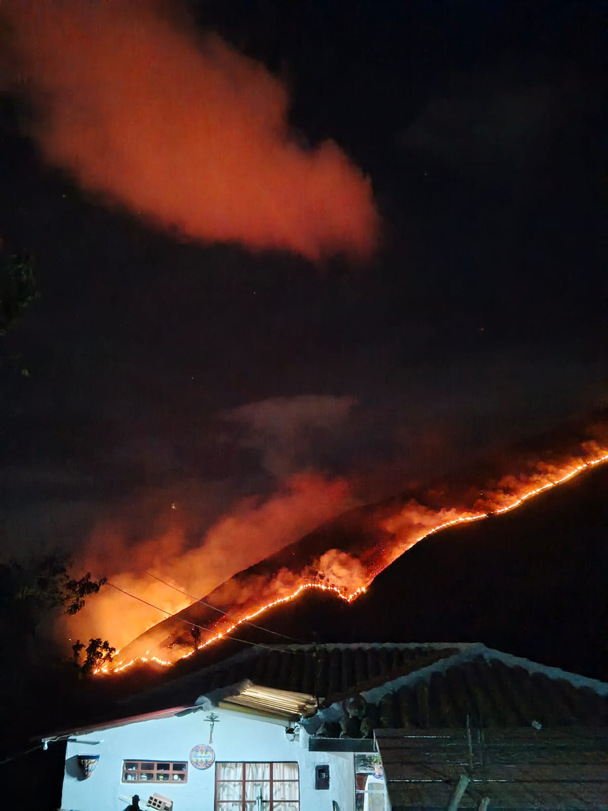 Incendio en Chíquiza Fotos| Caracol Radio