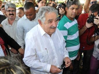 Presidente José Mujica durante su visita a Cuba. Foto: EFE