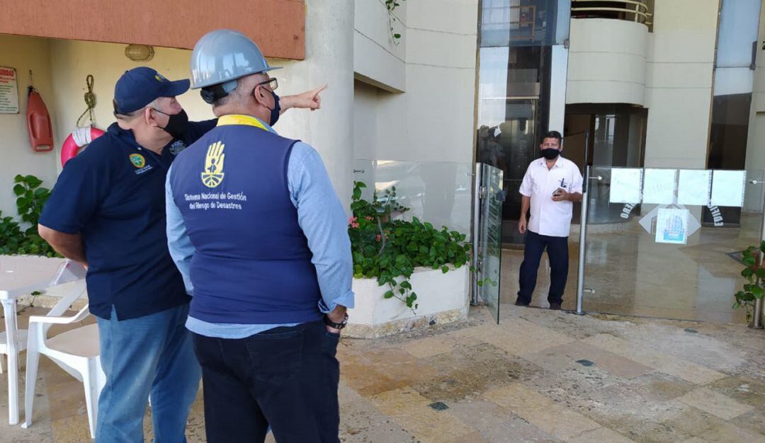 Visita de Gestión del Riesgo a edificio Altamar del Cabrero