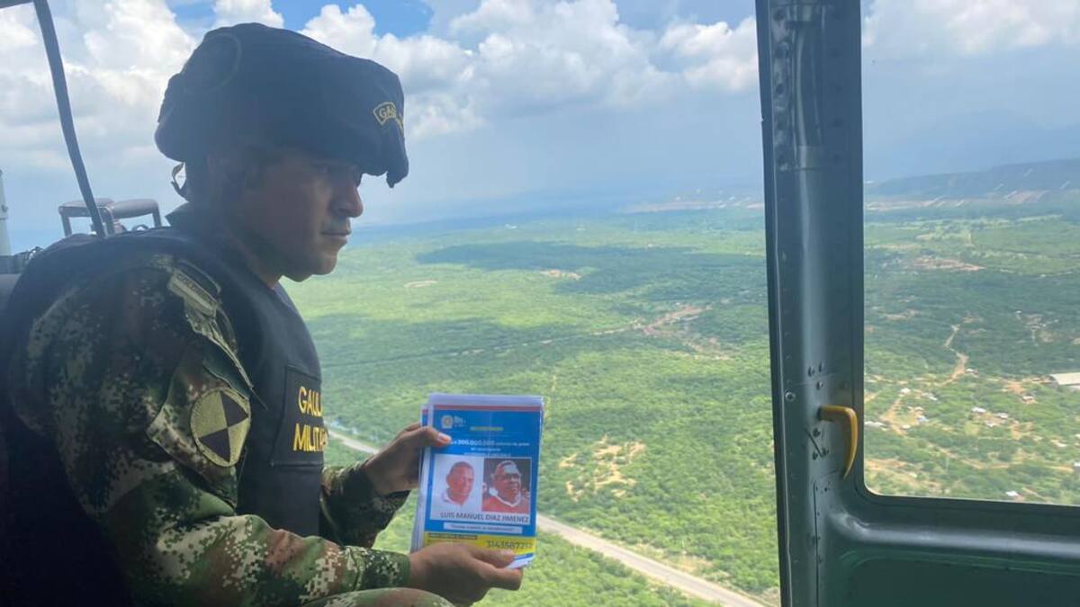 FF. MM. fortalecen búsqueda de Luis M. Díaz con especialistas en antisecuestro y rescate