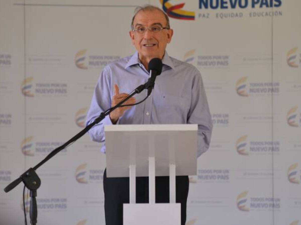 Zonas de concentración no serán de distensión como el Caguán: Sergio Jaramillo