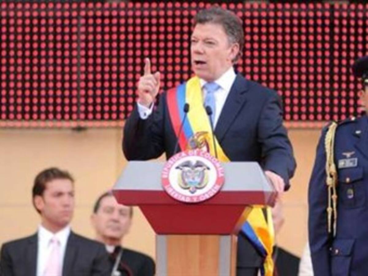 Comienza rendición de cuentas de Juan Manuel Santos tras cien días en el poder