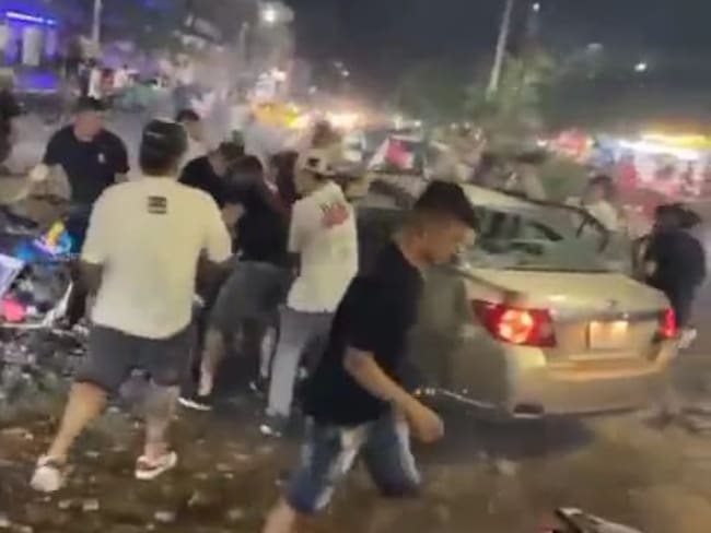 Desorden en el Natilán, ciudadela Juan Atalaya / Foto: Fragmento de vídeo