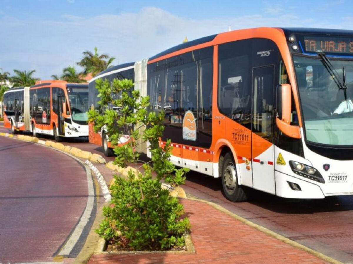 Transcaribe propone incremento de tarifa entre 100 y 300 pesos para el 2022