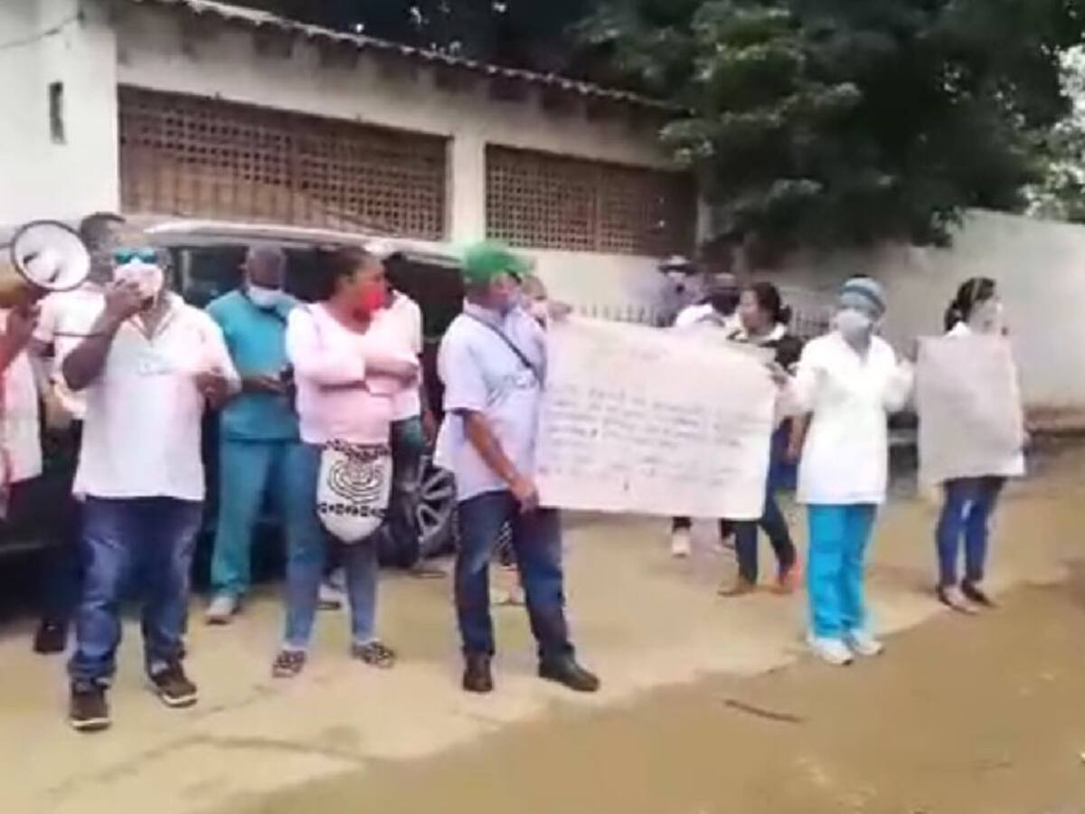 Empleados de la salud en María la Baja- Bolívar piden dotación y recursos
