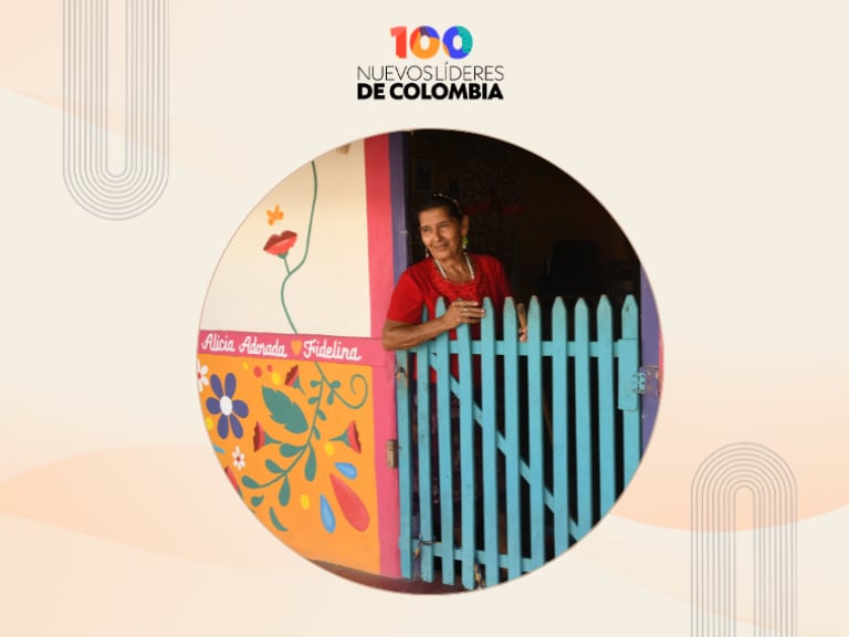 Casa de Nelcy Badel, pintada por la Fundación Amigos del Parque (Foto: cortesía)