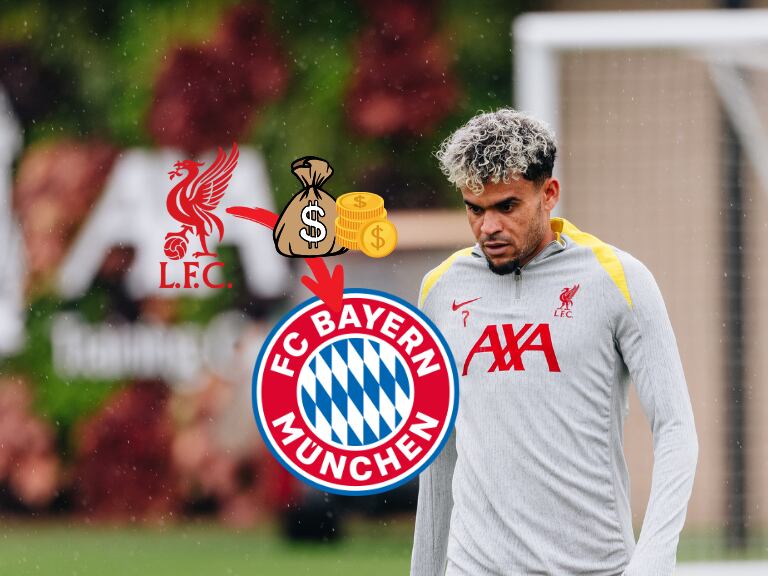 Millonaria oferta con la que Bayern Múnich busca convencer al Liverpool por el fichaje de Luis Díaz / Getty Images
