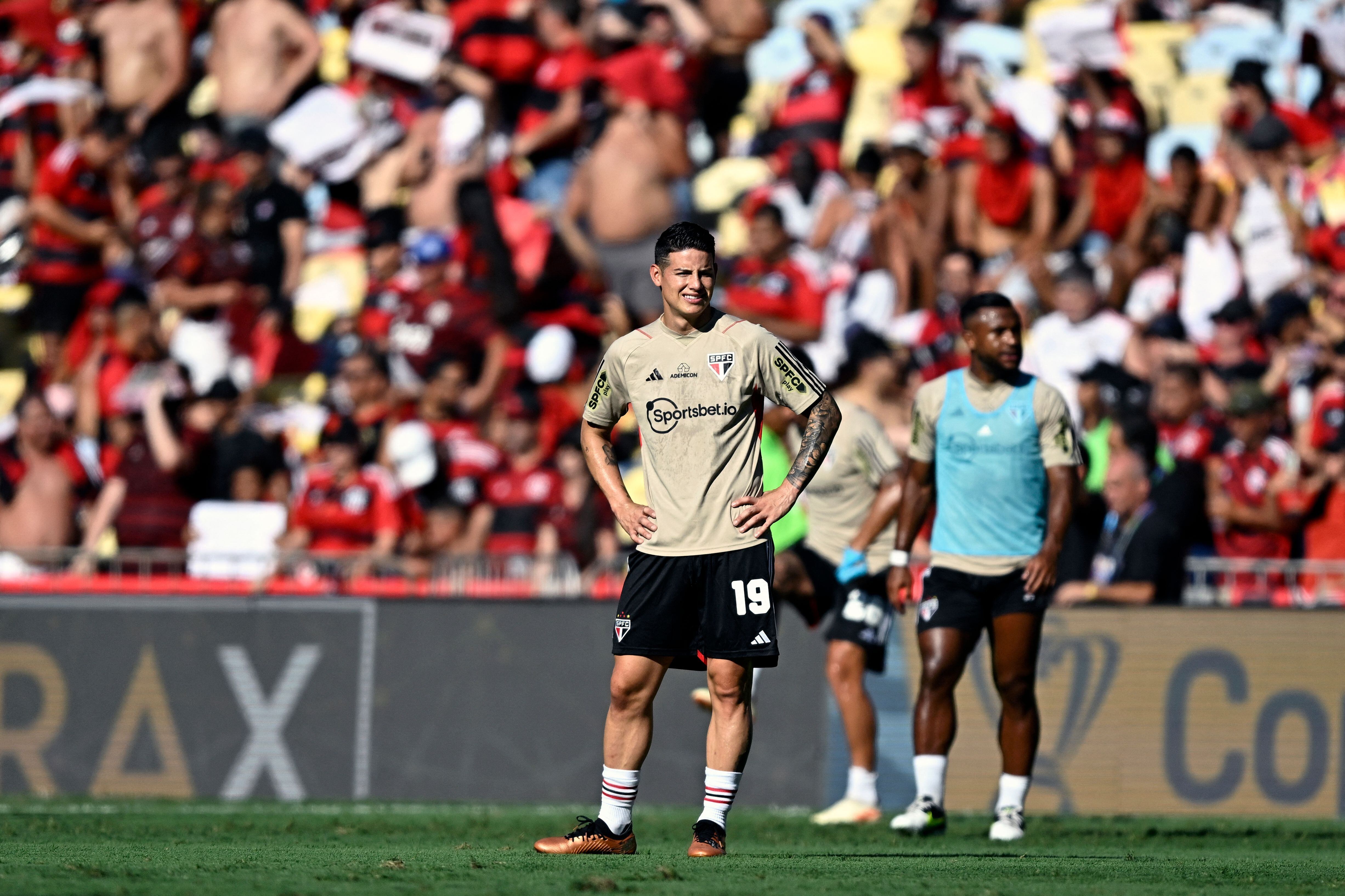 James Rodríguez con Sao Paulo (Photo by MAURO PIMENTEL/AFP via Getty Images)