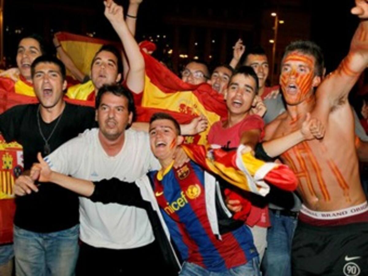 Madrid está de fiesta por el título de la selección