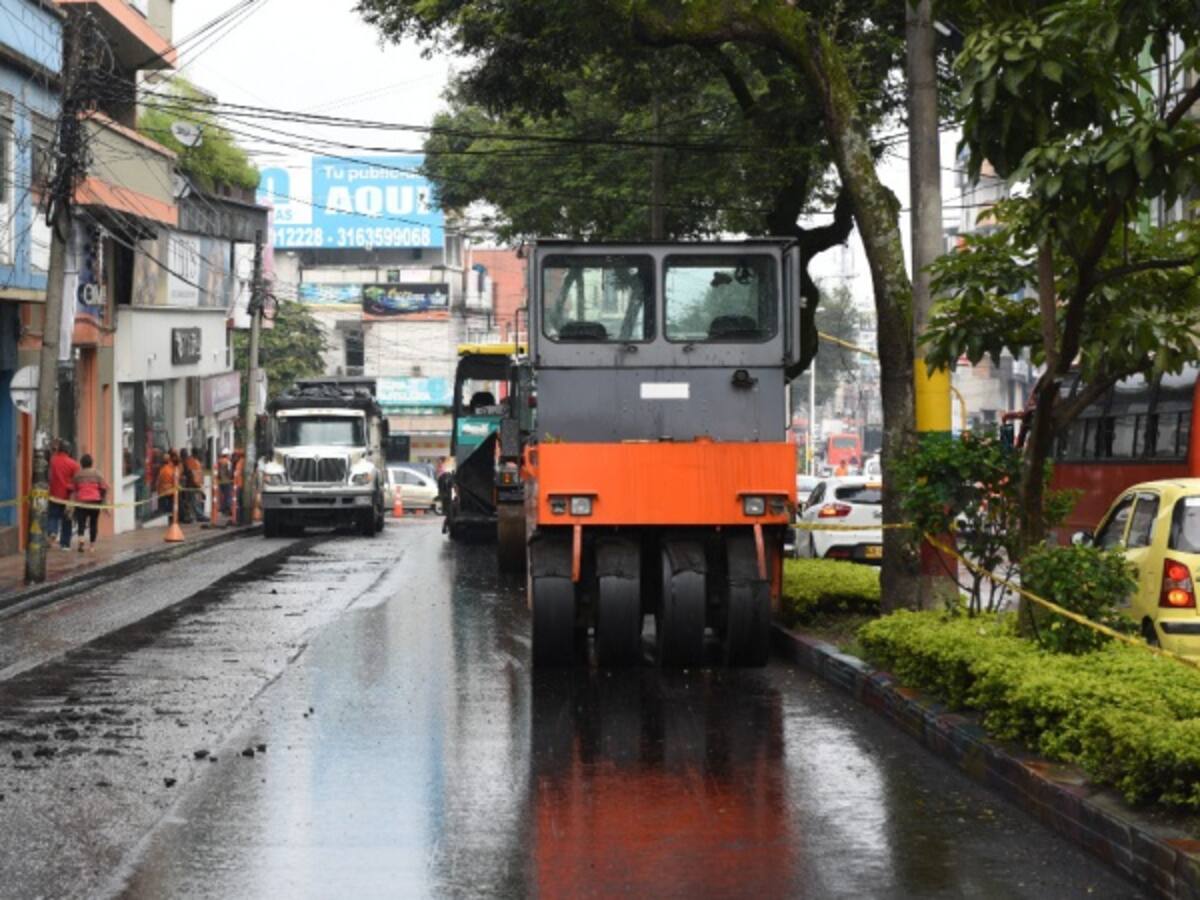 Avanza recuperación de la carrera quinta de Ibagué