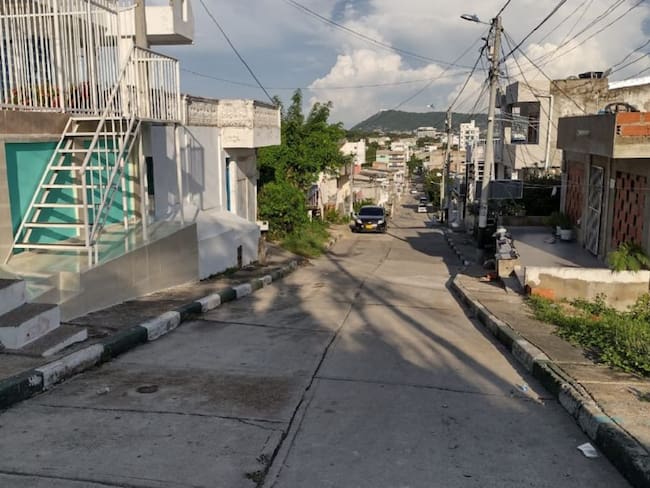 Niños afectados con dengue en el barrio Escallón Villa de Cartagena