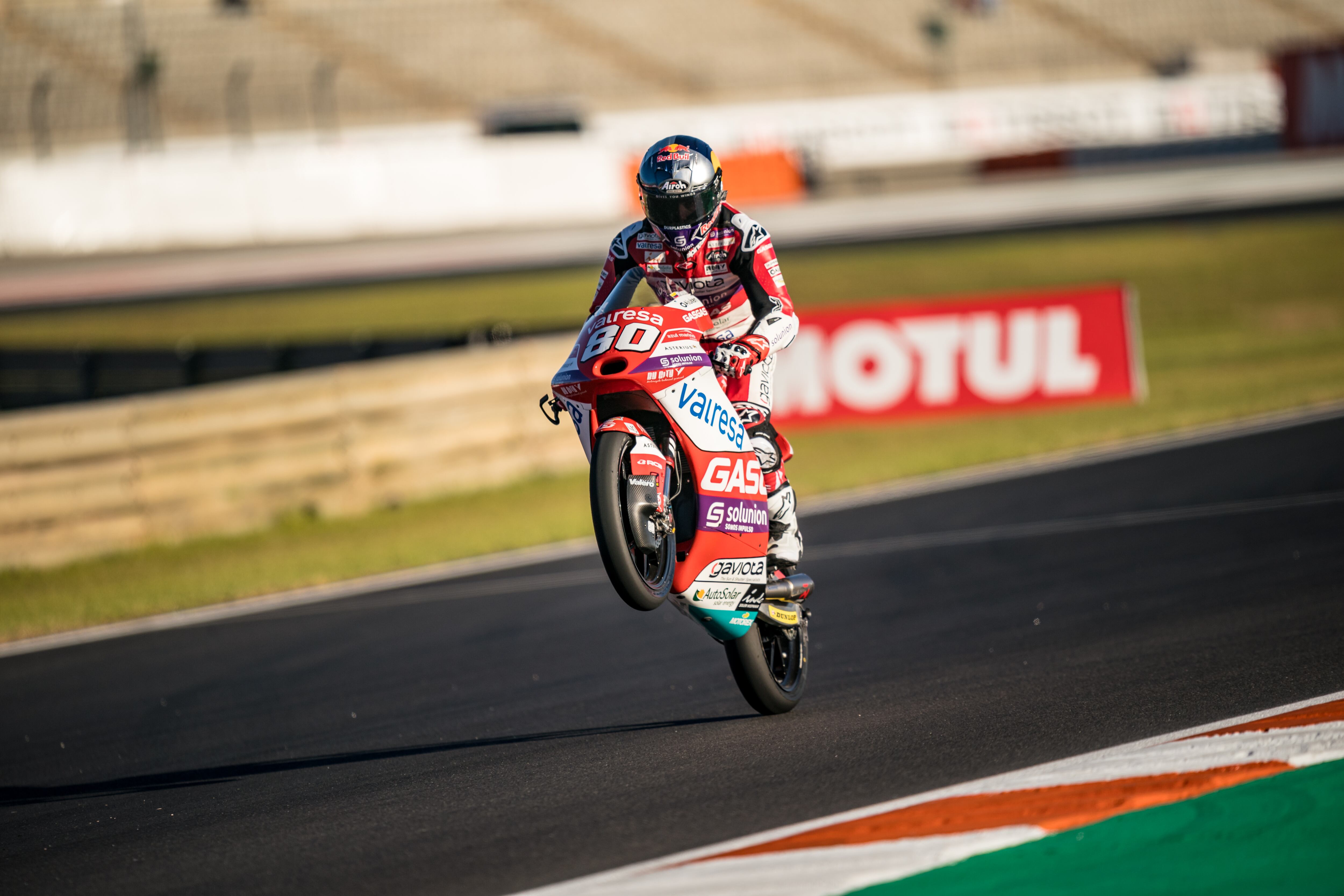 David Alonso en el Moto3. (Photo by Steve Wobser/Getty Images)