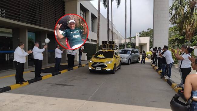 Taxista Héctor Fabio Hurtado / Foto: Cortesía de la Mancha Amarilla para Caracol Radio Cali