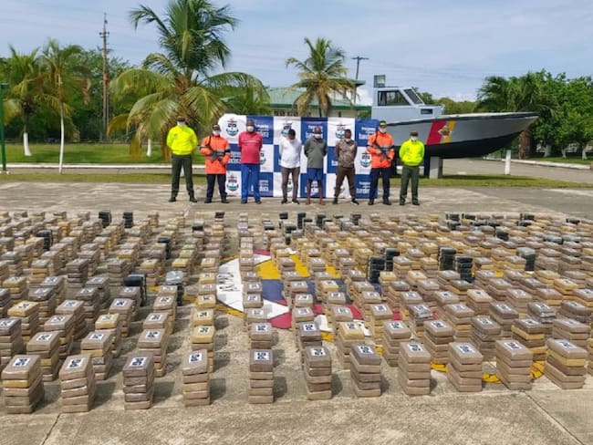 En el golfo de Urabá Incautaron 2.5 toneladas de Cocaína