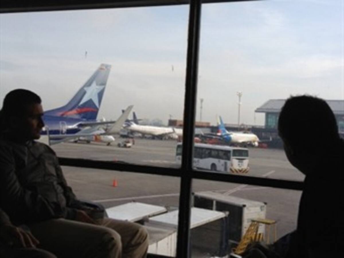 Hay congestión en el aeropuerto El Dorado