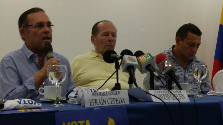 Líderes conservadores se reunieron en Barranquilla.