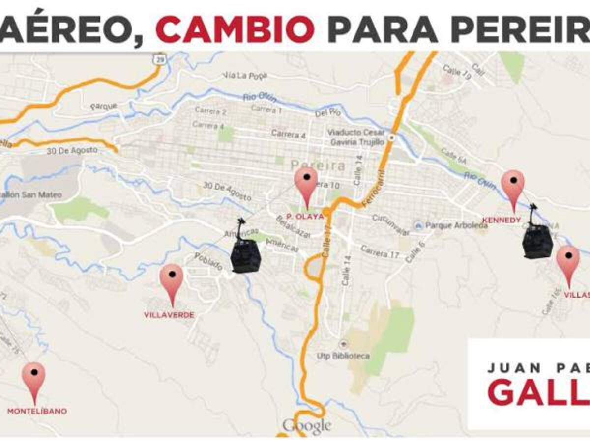 Gobernador se compromete a ayudar con recursos para el cable aéreo de Pereira