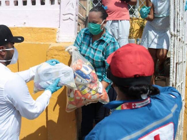 Alcaldía Local 1 de Cartagena entrega ayudas humanitarias a 2 mil familias