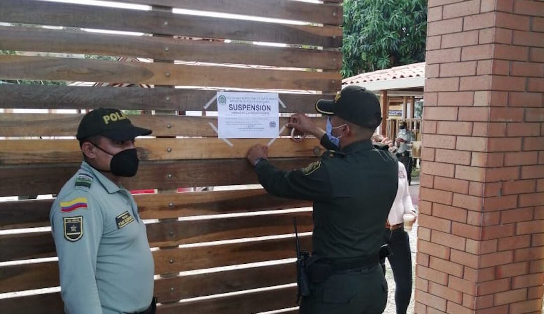 Lugar donde se realizaba el encuentro de influenciadores