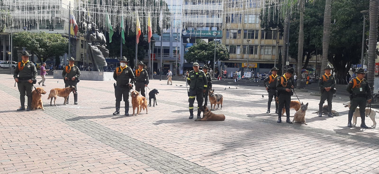 Patrulla canina de la Policía Metropolitana de Pereira - Caracol Radio Pereira