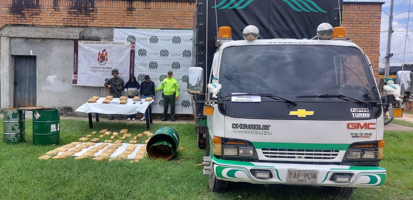 Incautan 25 mil dosis de marihuana en el Huila.