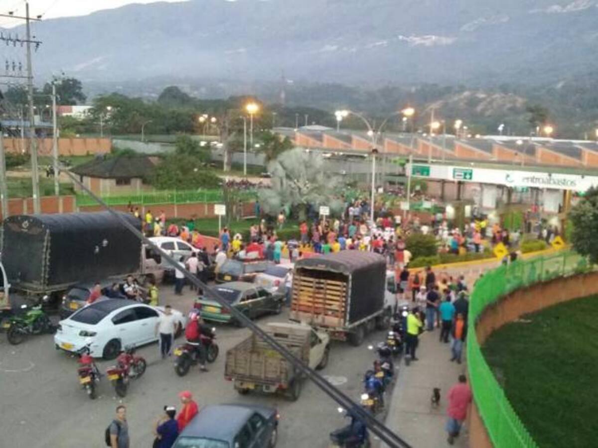 No pudieron ingresar alimentos a la central mayorista, Centroabastos